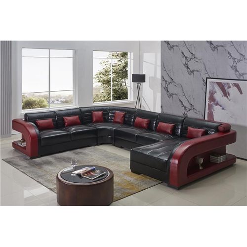 Wohnzimmer Eckgarnitur Ecksofa Eckcouch Sofa Polster Ecke Couch Leder