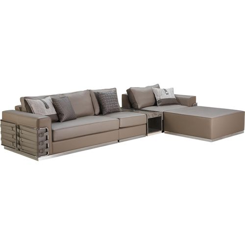 Ecksofa Sofa Couch Eckgarnitur Sofas Couchen Leder Stoff Eck Polster Ecksofa Neu