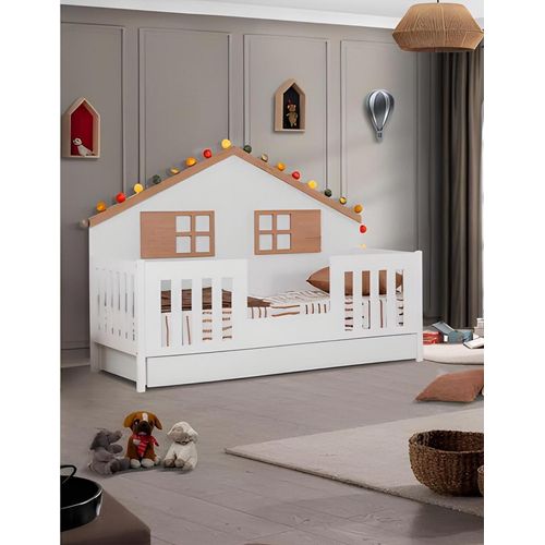 Bettrahmen Kinderbett Bett Kinderzimmer Kinderzimmermöbel Helles Holz neu