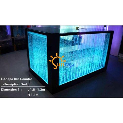 Bar Tisch Wasser Wand Bar Theke Möbel Beleuchtete Bartisch Bartheke Led Regal