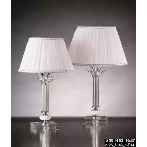 Klassischer Schreibtischleuchte Tischlampe Adriana Kristallkronleuchter