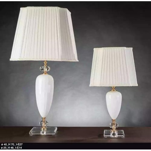 Tischleuchte Art déco Stil Tisch Lampe Kristall Leuchte Lampen Lucia neu