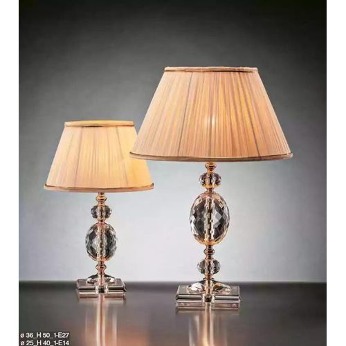 Designer Kristall Tischlampe Kronleuchter Wohnzimmer Einrichtung Modern