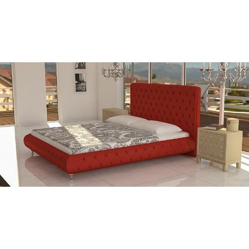 Wasserbett Komplett Lederbett Polsterbett mit Matratze Chesterfield Bett Betten