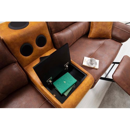 Ecksofa Luxus Sofa Leder Wohnzimmer Büromöbel Material Holzmöbel