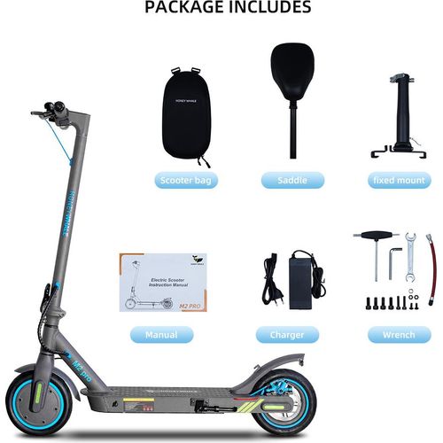 Faltbarer Elektroroller HT-T4 Pro Electric Scooter 8.5 Zoll Elektroscooter 36V10.4Ah APP E-Scooter E Scooter