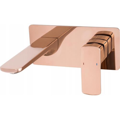 Cubic Rose Gold Unterputz-Waschtischbatterie