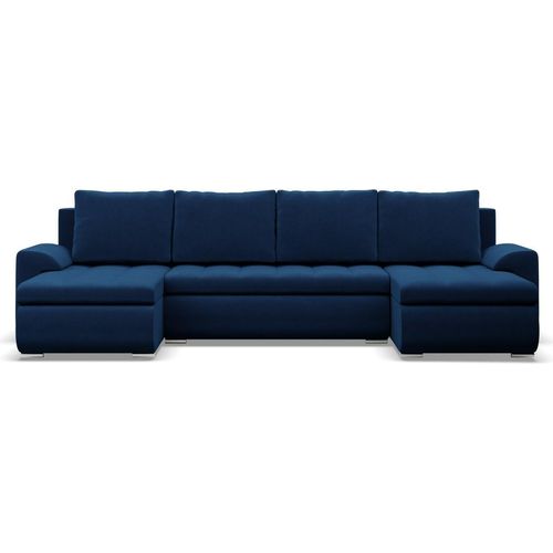U-Sofa mit Schlaffunktion Foresta, 2 Chaiselongues, Grün