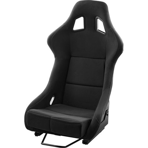 SucceBuy-Rennsitz, 1 Satz, Integriertes Renn-Cockpit mit Doppelverriegelungsschieber und hochelastischem Schaumstoff, Bequemer Rennstuhl mit weichem Veloursstoff und Q235B-Schieber.