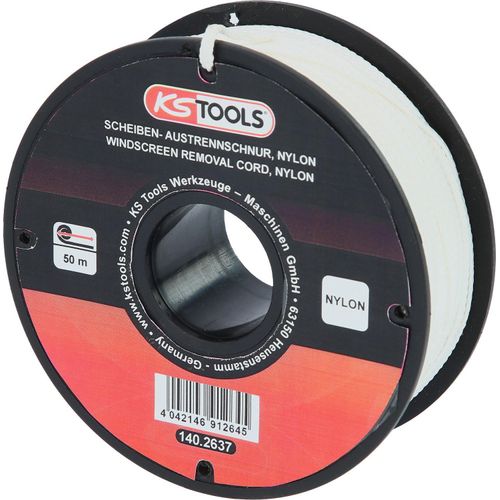 KS TOOLS Scheiben- Austrennschnur Nylon 50m - 140.2637