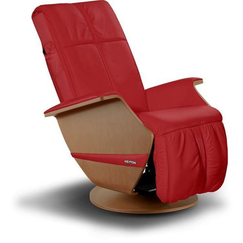 Massagesessel Keyton Vintage H10 Farbe: Rosso | Holz: Walnuss