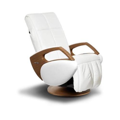 Massagesessel Keyton Domo H10 Farbe: Snow White | Holz: Walnuss