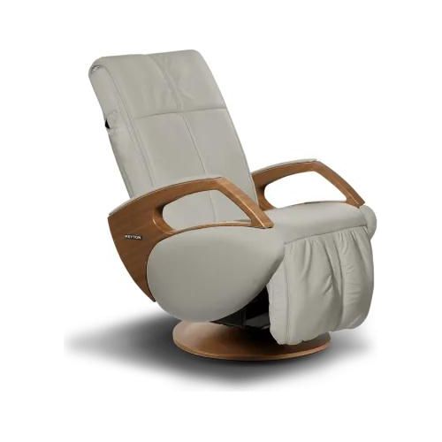 Massagesessel Keyton Domo H10 Farbe: Silvergrey | Holz: Walnuss
