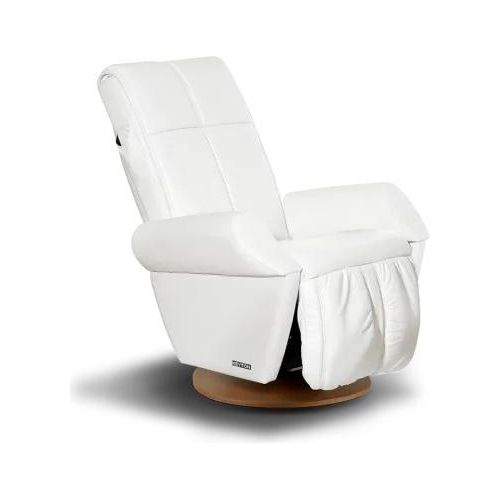 Massagesessel Keyton Royal H10 Farbe: Snow White | Holz: Walnuss