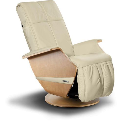 Massagesessel Keyton Vintage H10 Farbe: Beige | Holz: Eiche