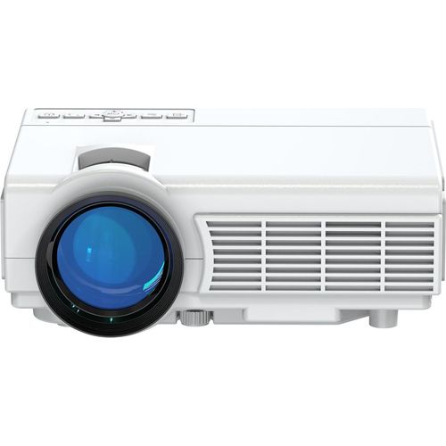 Tragbarer LCD-Projektor, 1080P, Heimkino-Projektor mit WLAN/BT und Fernbedienung, kleiner Videoprojektor, kompatibel mit iOS/Android