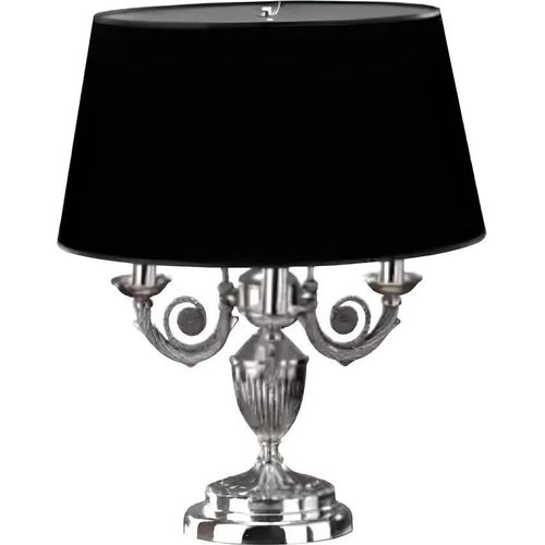 Tischlampe mit Schwarzen Schirm Leuchte Tischleuchte Tischlampen Lampe