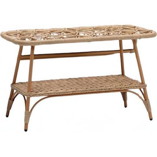 Modern Luxus Couchtisch Kaffeetisch Sofatisch Beistelltisch Holz Beige Tisch