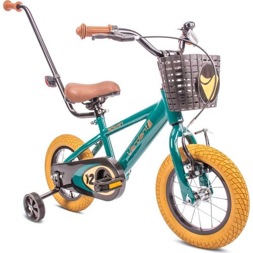 Sun Baby Verdant Rowan Kinderfahrrad Jungen Fahrrad Stützräder 12 14 16 Zoll ab 2-4 Jahre BMX Kinder Fahhrad (12 Zoll, grün)