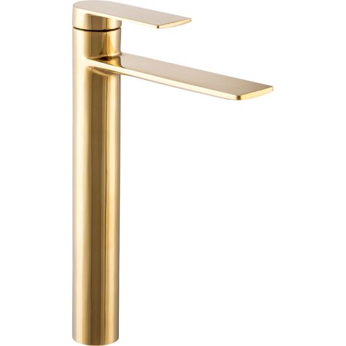 Faro Gold Hohe Aufsatzwaschtisch-Armatur