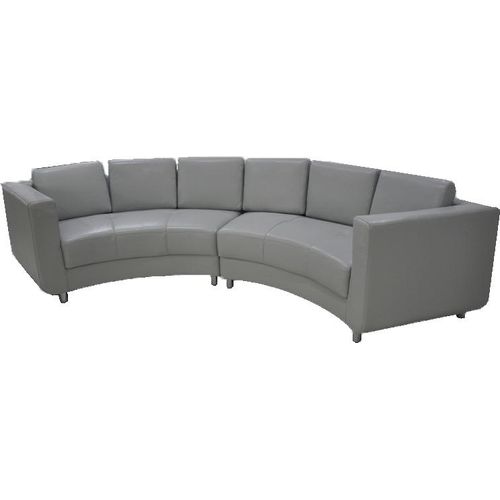 Rund Sofa Wohn Möbel Leder Sofas USB Polster Sitz Runde Landschaft Eck Couch Neu