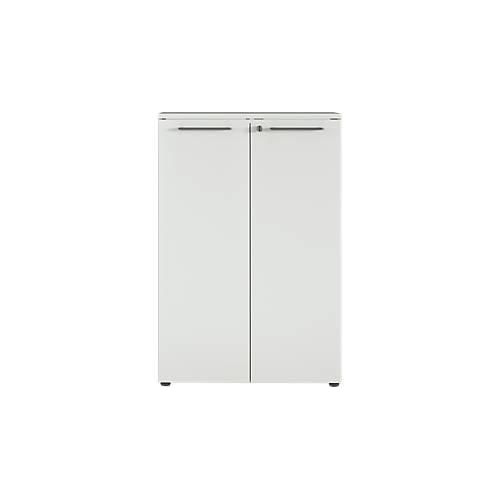 Aktenschrank Agenda, 3 OH, abschließbar, H 1200 x B 800 x T 400 mm, lichtgrau