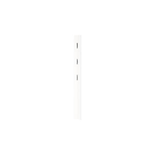 Garderobenpaneel Susanna, Wandmontage, 3 Klapphaken, bis 5 kg, B 150 x T 30 x H 1700 mm, MDF, weiß