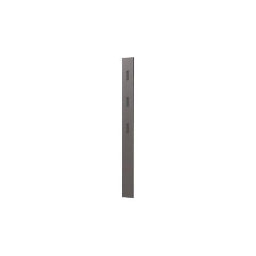 Garderobenpaneel Susanna, Wandmontage, 3 Klapphaken, bis 5 kg, B 150 x T 30 x H 1700 mm, MDF, graphit matt
