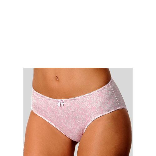 Slip NUANCE, Damen, Gr. 40/42, rosa (rosa, puder), Obermaterial: 95% Baumwolle, 5% Elasthan, Unterhosen, hoch geschnittener Slip aus Baumwolle