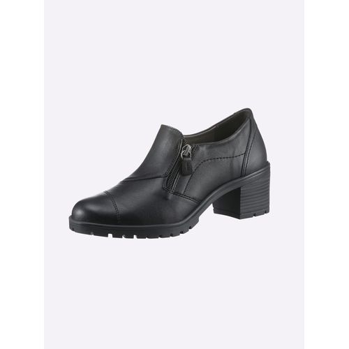 Pumps CLASSIC BASICS, Damen, Gr. 41, schwarz, Glattleder, feminin, Schuhe