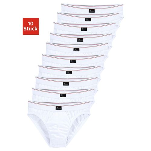 Slip LE JOGGER, Herren, Gr. 3, weiß, Jersey, Obermaterial: 100% Baumwolle, unifarben, körpernah, Unterhosen, nur einfarbig, Topseller
