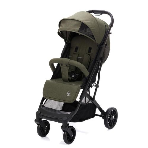 Fillikid Buggy Styler Elite , Olivgrün , Textil , 105x70x51 cm , Feststellbremse, Federung, 5-Punkte-Gurt, Transportsicherung, Einhand-Faltmechanismus