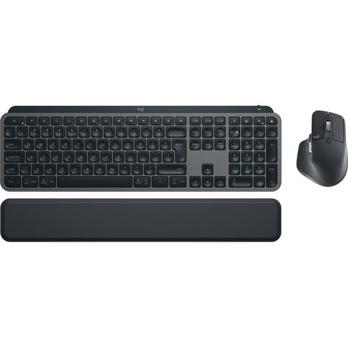 Logitech MX Keys S Combo - Tastatur-und-Maus-Set - Tastatur - AZERTY