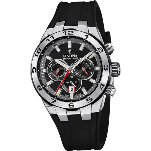 Festina Silikon Herren Uhr Armbanduhr schwarz Sport D2UF20671/6