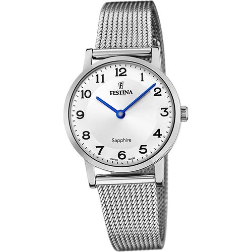 Festina Damen Uhr Swiss Edelstahlarmband silber D2UF20015/5