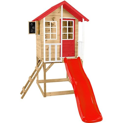 Zwerkules Lolla 1 Kinder Stelzenhaus mit Rutsche Holz