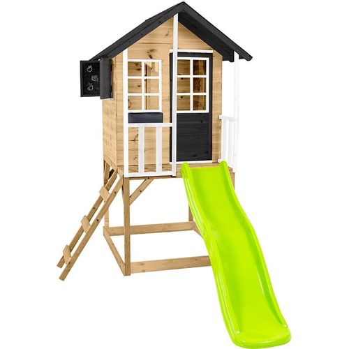 Zwerkules Holli 1 Kinder Stelzenhaus mit Rutsche Holz