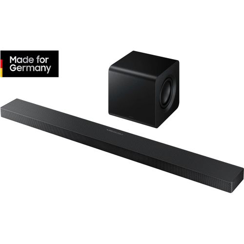 SAMSUNG Soundbar "HW-QS710GF Q-Soundbar", schwarz, B:116cm H:5,1cm T:12cm, Lautsprecher, 3.1.2-Kanal Sound System, SpaceFit Sound Pro, Flexible Positionierung