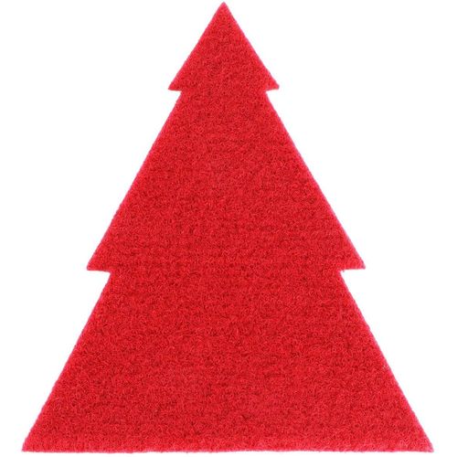 Primaflor-Ideen in Textil Platzset »Tannenbaum, Weihnachtsdeko rot«, (Set, 4 St.), ideal als Besteckunterlage, Tischdeko oder Untersetzer