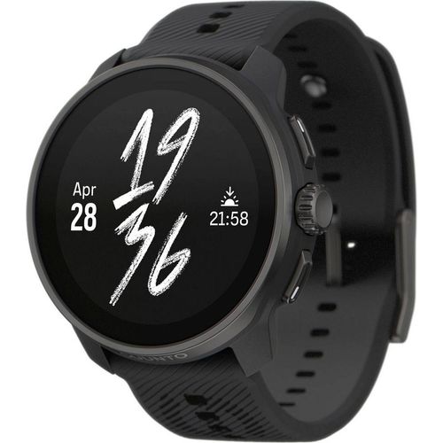 Suunto Race S 45mm All Black Performance-Uhr SS051013000 Edelstahlgehäuse, Silikonarmband