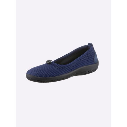 Ballerina CLASSIC, Damen, Gr. 39, blau (marine), Textil, Basic, Schuhe