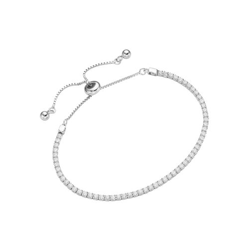 Armband LADY, silber (silber 925, silber 925), Armbänder, Damen, Glas-Silber 925 (Sterlingsilber), Glas, Silber 925 (Sterlingsilber)