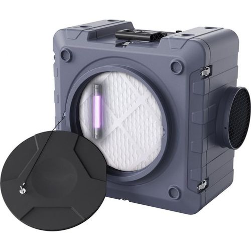 Luftreiniger - 3-stufige stapelbare Negativluftmaschine - 800 CFM - effektive Luftreinigung - ideal für Wohnräume und Büros