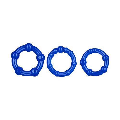 Beaded Cockrings, 3 Teile, 2 - 5 cm