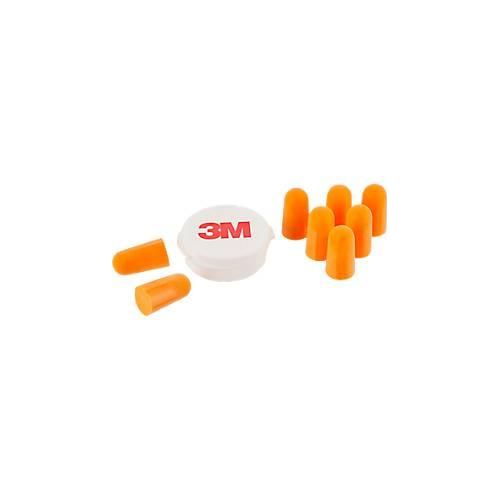 Gehörschutzstöpsel 3M 1100, Einweg, SNR-Wert 35 dB, Weichschaum, orange, 4 Paar, in Aufbewahrungsbox