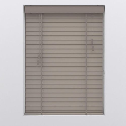 Jalousie Venetian , Grau , Holz , Bambus , Holz , 60x130 cm , Länge universell einstellbar , Wohntextilien, Rollos & Jalousien, Jalousien