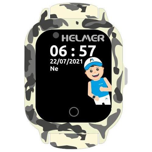 Smarte Touch-Uhr mit GPS-Ortung und Kamera - LK 710 4G grau