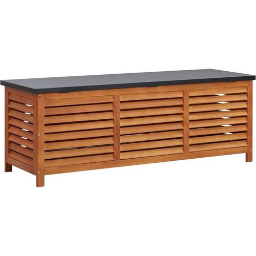 Gartenbox 150x50x55 cm Eukalyptus Massivholz