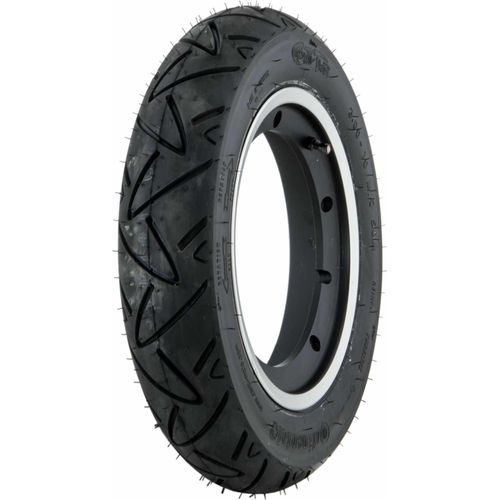 CONTINENTAL ContiTwist Reifen 10 tubeless matt schwarz glänzende Kante KBA 51612 genehmigt