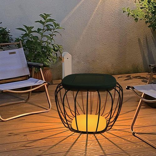 Solar-Designer-Gartenleuchte - IP44 - Grau - 120 Lumen - 6000K + 3000K
